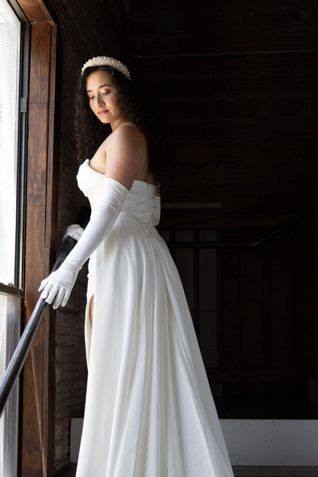 Sadie Satin Bridal Gloves