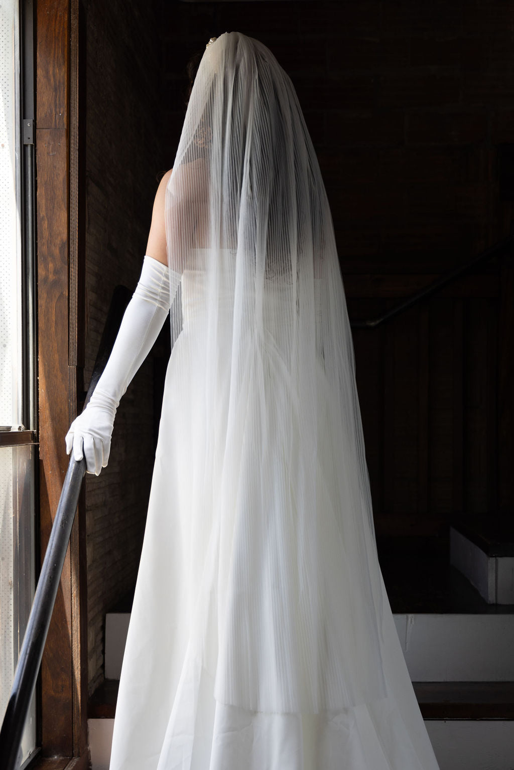 Lucy Pleated Veil