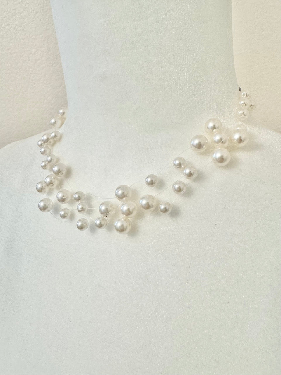 Cadence Illusion Pearl Necklace