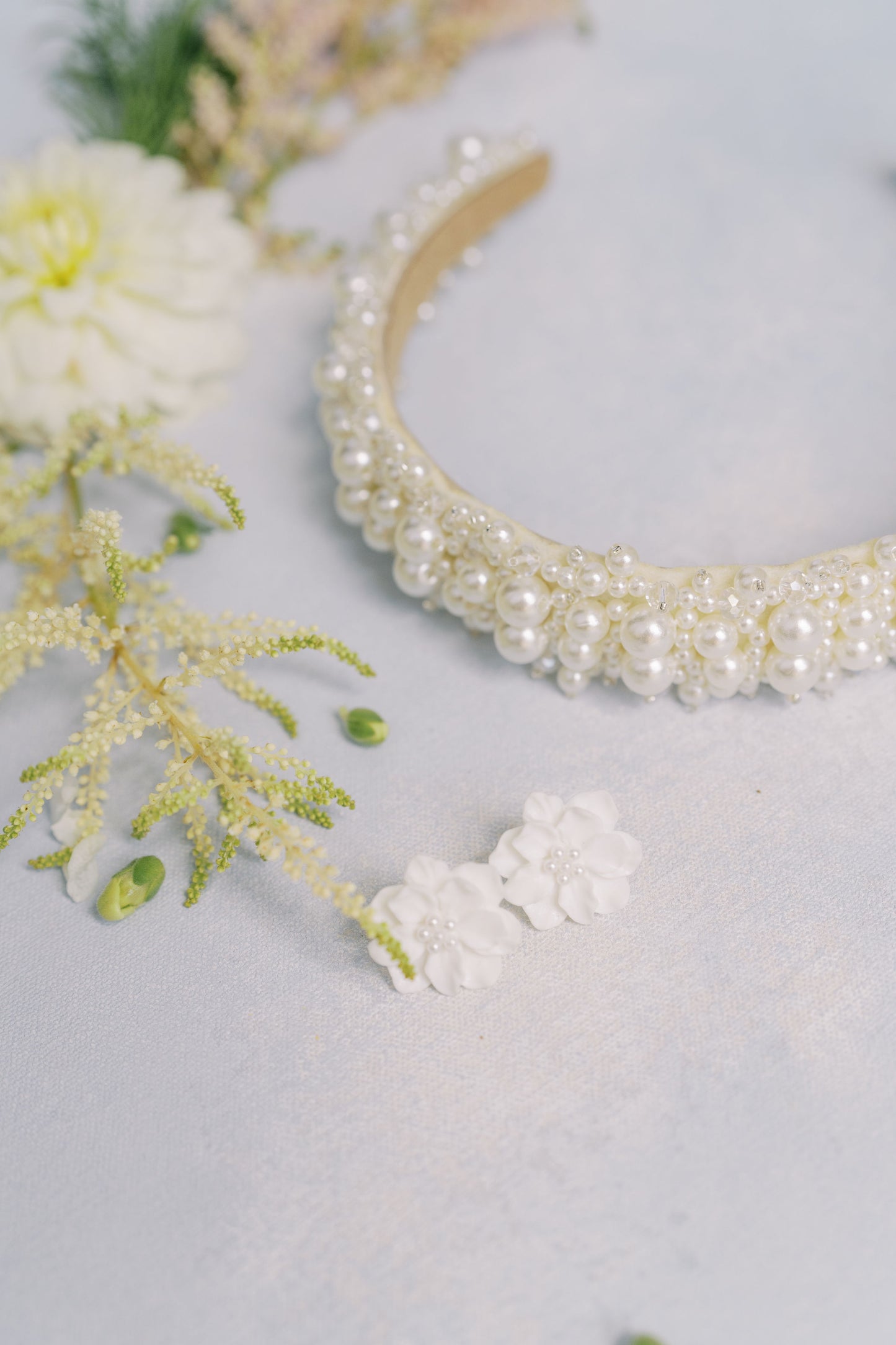 Chloe Pearl Bridal Headband