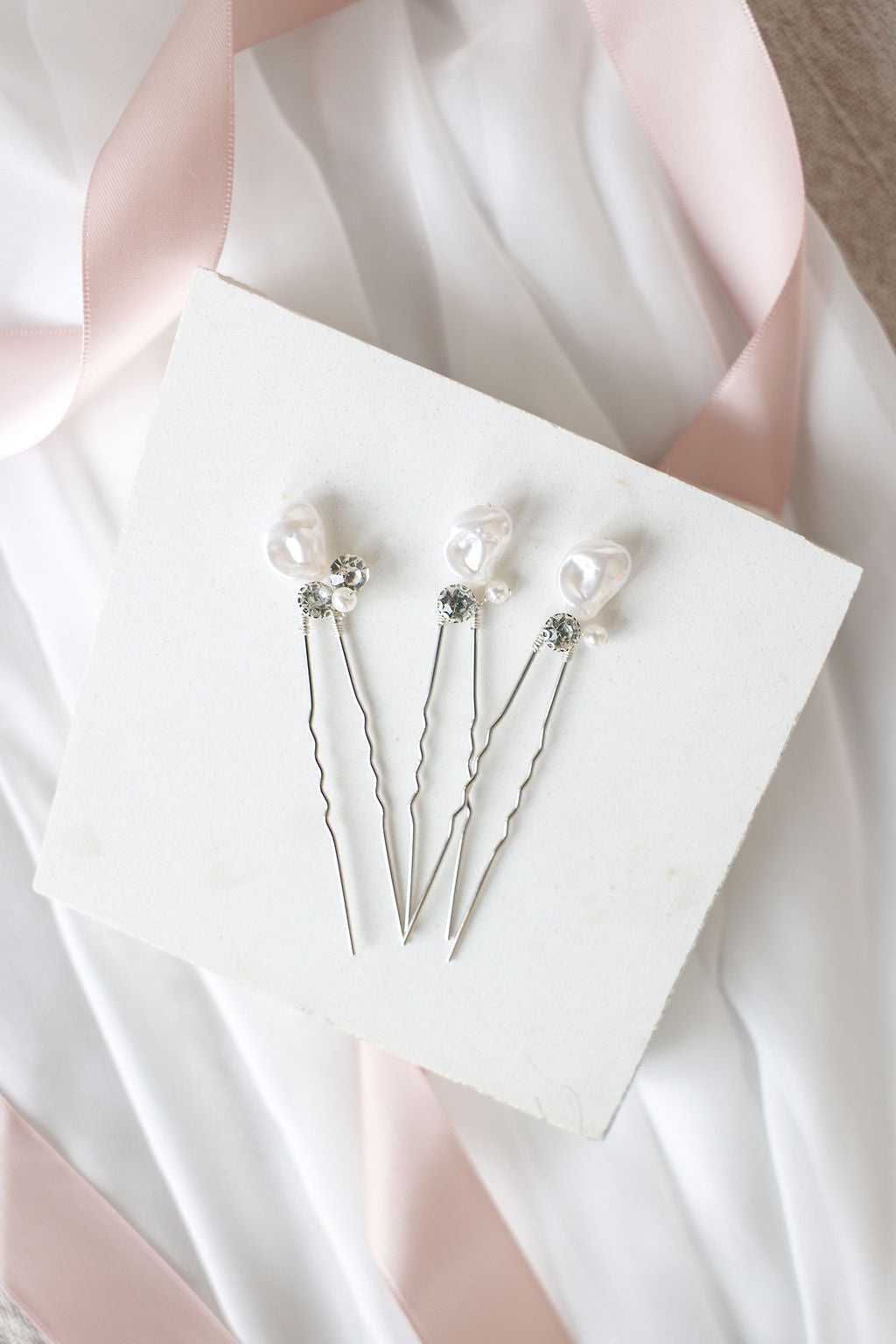 Natural Pearl Hair Pins