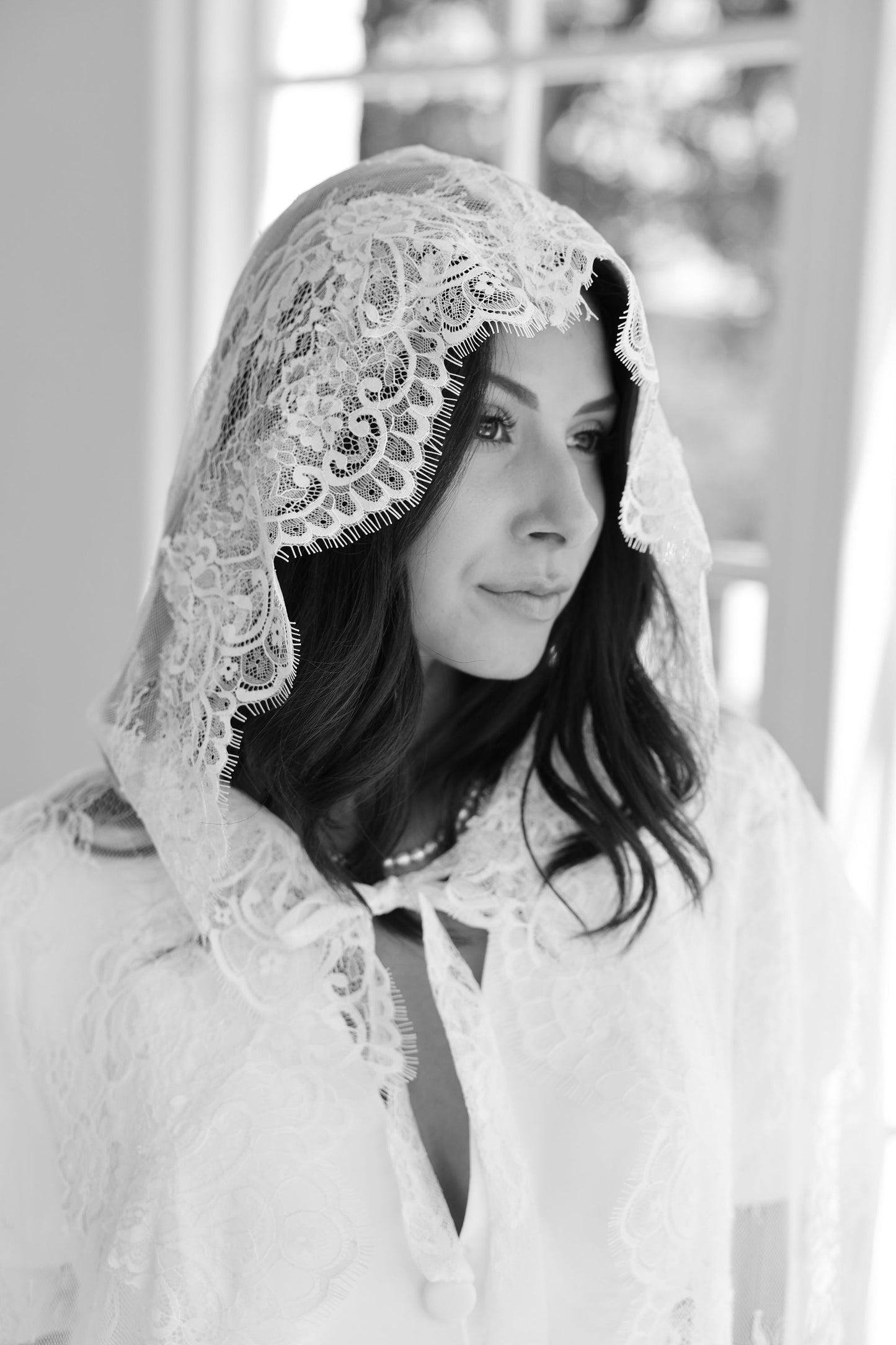 Collins Lace Wedding Cape