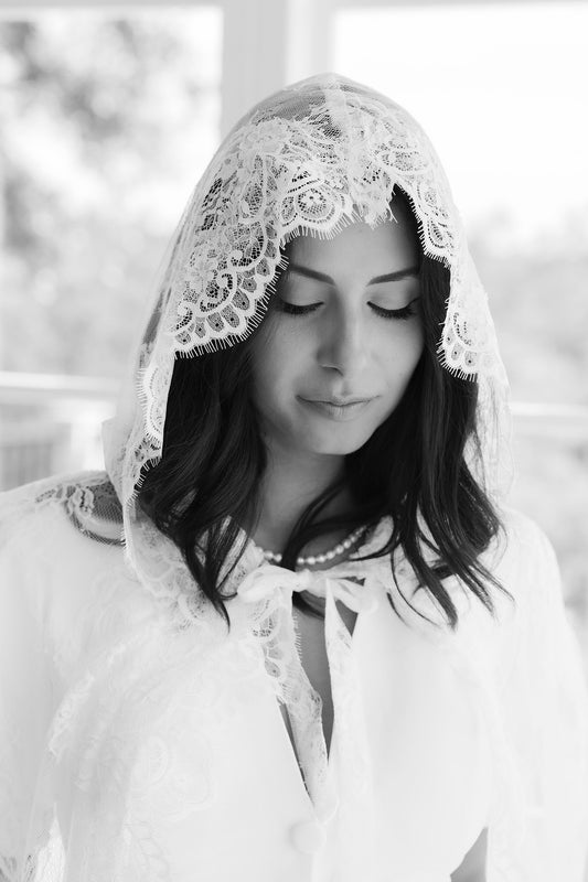 Collins Lace Wedding Cape