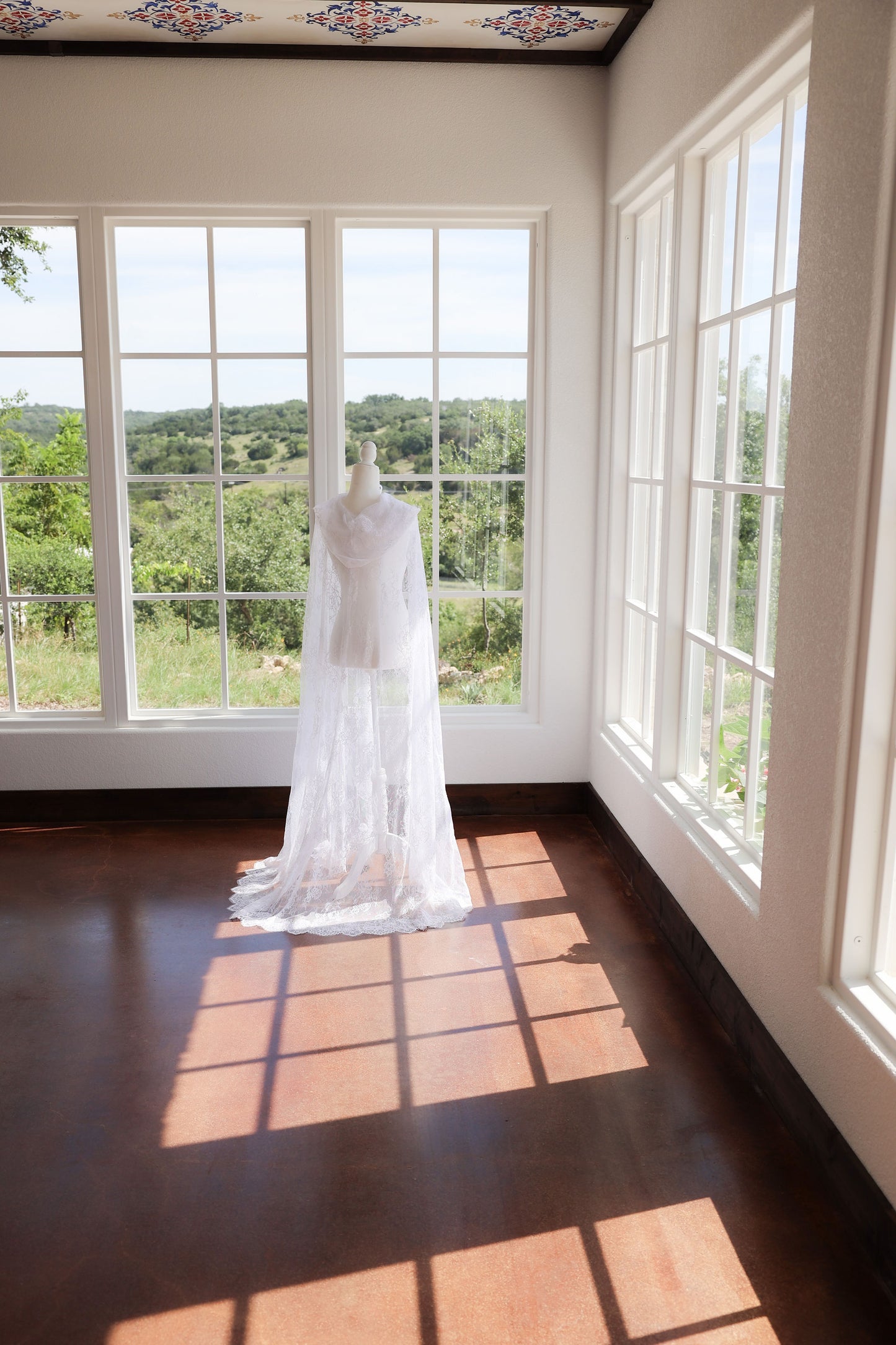 Collins Lace Wedding Cape