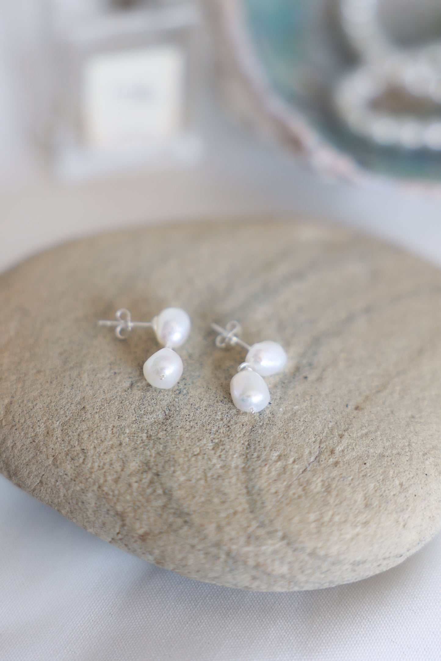 Baroque Natural Pearl Earrings