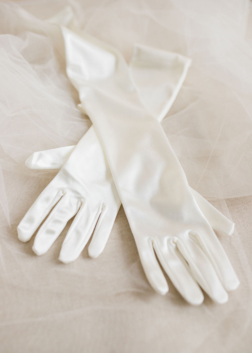 Sadie Satin Bridal Gloves