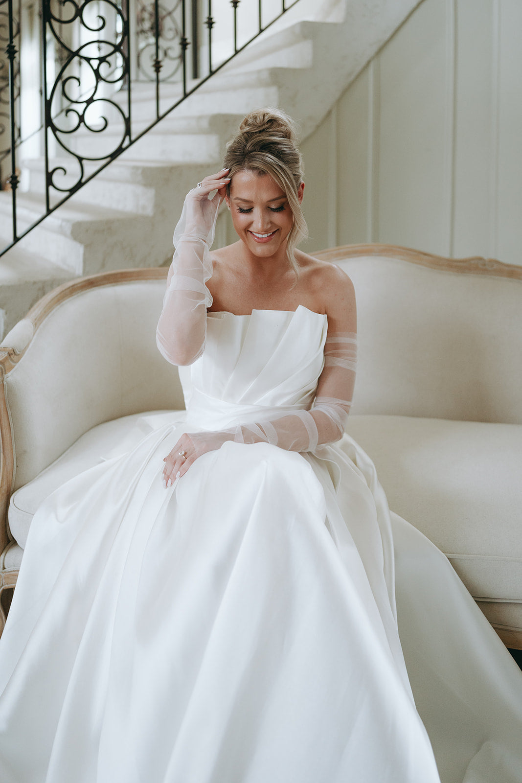 Mila Sheer Tulle Wedding Sleeves