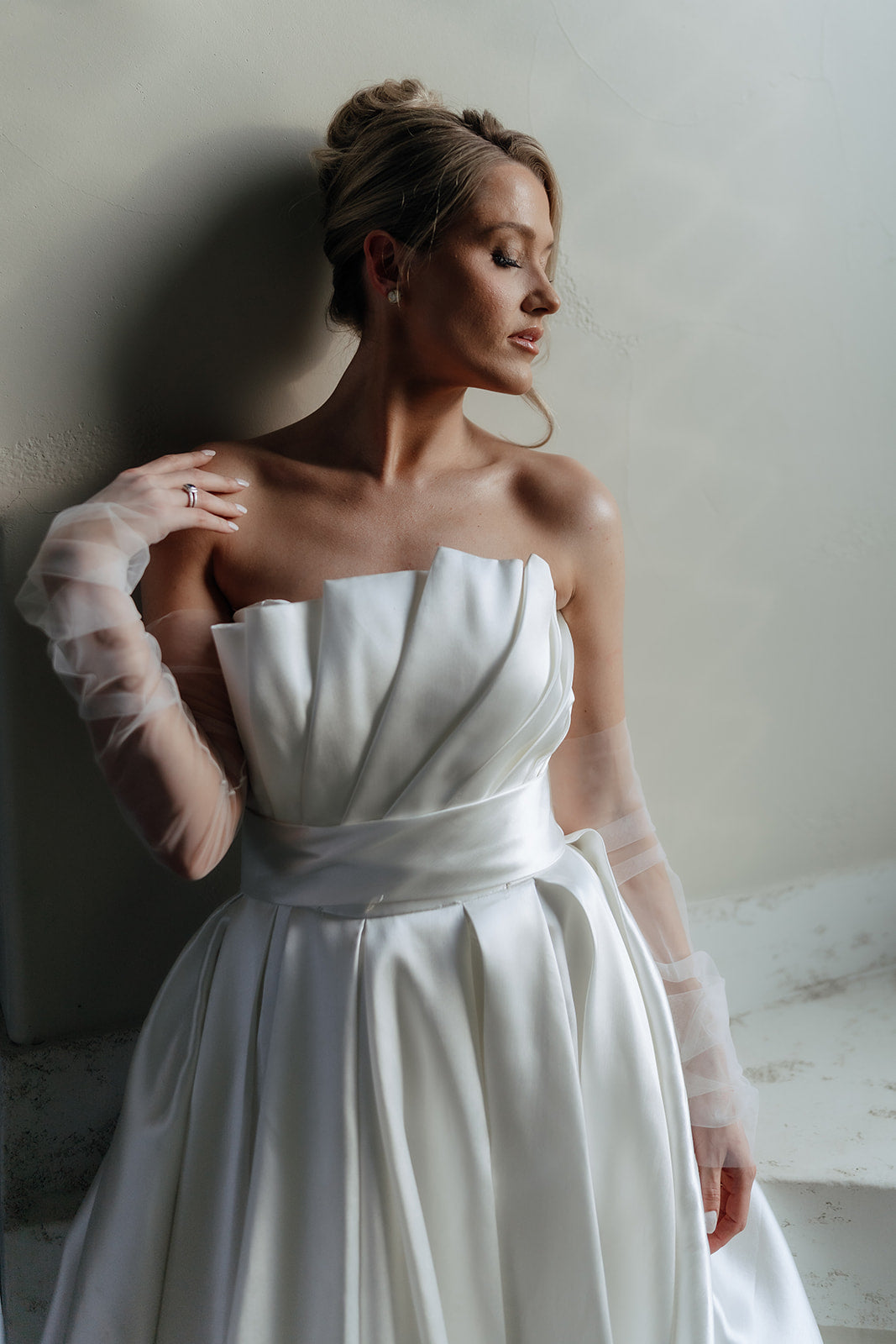 Mila Sheer Tulle Wedding Sleeves